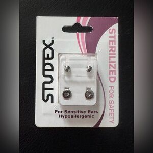 Studex Stainless regular traditional ball studs sterilized earrings hypoallergen